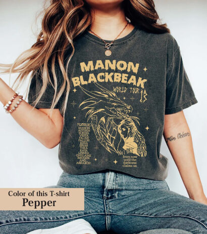 Manon Blackbeak Throne of Glass Shirt, Sarah J Maas tshirt, Merch Rowan shirt