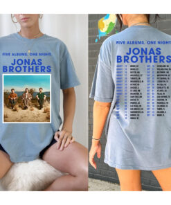 Jonas Brothers World Tour 2023 Shirt, Jonas Brothers Two Sides Shirt