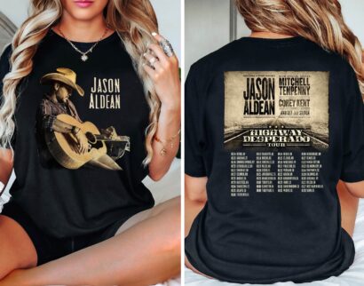 Highway Desperado Tour 2023 Setlist Shirt, Jason Aldean Country Music T-Shirt