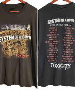 System Of A Down Shirt, System Of A Down Toxicity Tour 2001 shirt