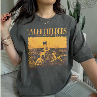 Tyler Childers Hounds Tour 2023 TShirt, Tyler Childers Can I Take My Hounds to Heaven Album tee