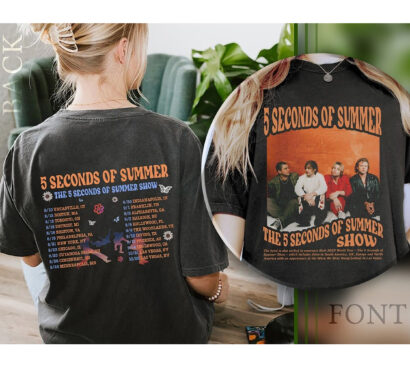 5 sos tour 2023 tshirt, 5 Seconds Of Summer The Show Shirt, 5 Seconds Of Summer 2023 Tour Shirt