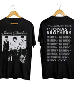 Jonas Brothers tour 2023 TShirt, Jonas Five Albums One Night Tour Shirt, Jonas Brothers 2023 concert Shirt