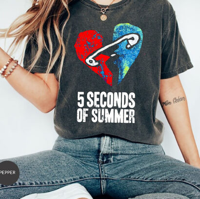 Heartbreak Girl 5 Sos Shirt, 5 Seconds Of Summer Tour 2023 Shirt, 5SOS Merch