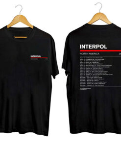 Interpol 2023 Tour Shirt, Interpol Band Shirt, Interpol Rock Band 2023 Tour Shirt