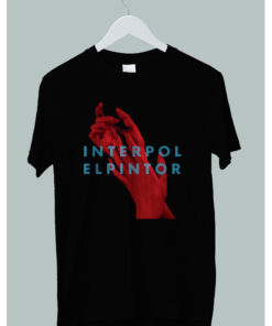 Interpol ElPintor shirt, Interpol tour 2023 tshirt