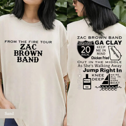 Zac Brown tour 2023 shirt, Zac Brown Band TShirt, Zac Brown concert 2023