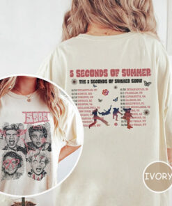 5s Of Summer Show Shirt, Seconds Of Summer Band Shirt, 5sos tshirt, Comfort colors shirt