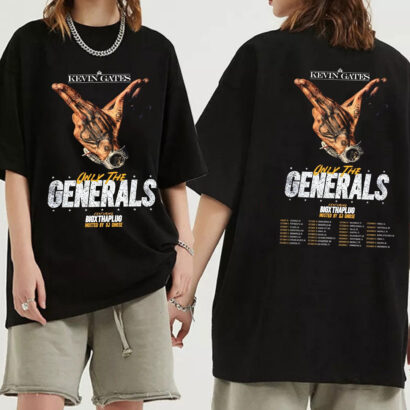 Kevin Gates Only The Generals Tour 2023 Shirt, Kevin Gates Shirt, Kevin Gates 2023 Concert Shirt