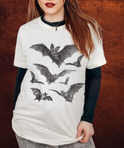 Halloween Vampire Bat Shirt, Dark Grunge Goblincore Tee