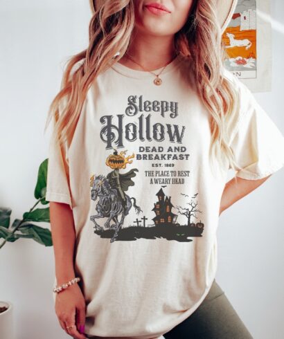 Comfort Colors Halloween Shirt, Sleepy Hollow Shirt