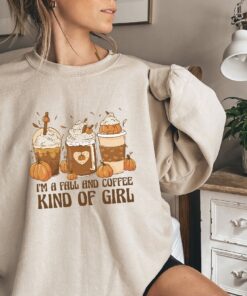Fall And Coffee Kind Of Girl Sweatshirt