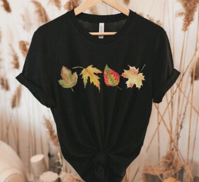 Fall Leaves T-shirt, Fall Thanksgiving Shirt