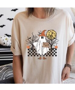 Funny Halloween Ghost Shirt, Trick Or Treat Shirt