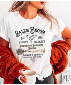 Funny Halloween T-shirt, Salem Witch Shirt, Salem Broom Company Shirt