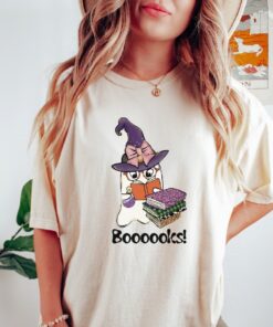 Halloween Ghost Teacher T-shirt, Halloween Librarian Shirt