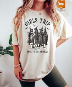 Halloween Shirt, Girls Trip Salem Tshirt, Halloween Witch Shirt