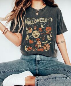 Vintage Halloween Shirt, Spooky Season Pumpkin Shirt