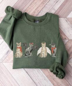 Funny Halloween Cats Sweater