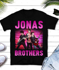 Jonas Brothers Vintage T-Shirt, Jonas Brothers Five Albums One Night The Tour 2023 Shirt