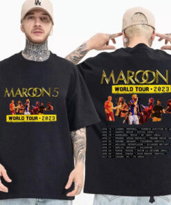 Maroon 5 Concert 2023, Maroon 5 World Tour 2023 Shirt