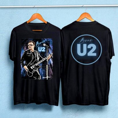 Bono U2 T-shirt, U2 Band Rock Shirt