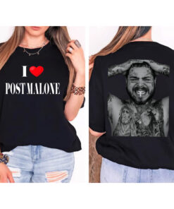 Comfort Colors I Love Post Malone Tshirt, Music Concert 2023 Shirt, Posty Tour 2023 Tee