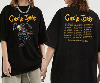 Circle Jerks Tour 2023 Shirt, Circle Jerks 2023 North American Tour TShirt