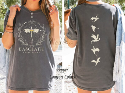 Basgiath War College Comfort colors Shirt, Fourth Wing SweatShirt, Dragon Rider Shirt, Rebecca Yoros Shirt, Fourth Wing, Bookish Shirt, Violet Sorrengail