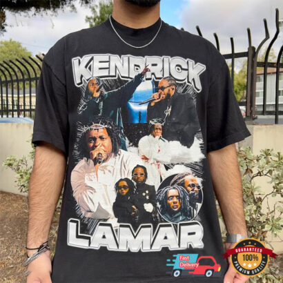 Lamar Kendrick Concert The Rapper 90’s Style Merch