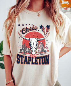 Chris Stapleton Tour shirt, Chris Stapleton Bullhead TShirt, Stapleton Retro Shirt