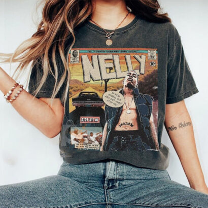 Nelly TShirt, Nelly Comic Shirt, Nelly Rap Shirt, Nelly Album 2023 Shirt