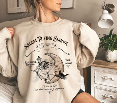 Funny Salem Witch Crewneck, Salem Witches Halloween