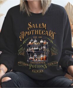 Salem Apothecary Shirt, Halloween Salem Witch Sweater