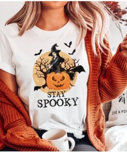 Halloween T-shirt, Stay Spooky Halloween Witch Shirt