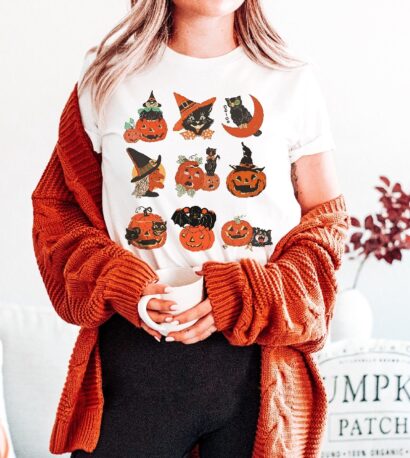 Halloween T-shirt, Vintage Halloween Shirt