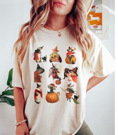 Halloween T-shirt, Vintage Style Halloween Shirt