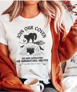Join Our Coven Halloween T-shirt, Witchcraft Halloween Shirt