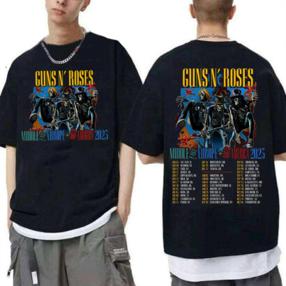 Guns N Roses tour 2023 shirt, Guns N' Roses Reveal 2023 World Tour - American shirt