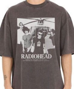 Vintage Radiohead shirt, Radiohead Vintage Retro concert t-shirt for men, 90s Band T-shirt