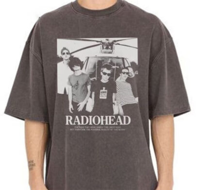 Vintage Radiohead shirt, Radiohead Vintage Retro concert t-shirt for men, 90s Band T-shirt