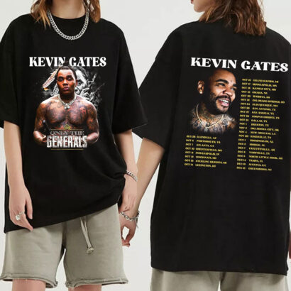 Kevin Gates 2023 tour Shirt, Kevin Gates Only The Generals Tour 2023 Shirt, Kevin Gates Shirt