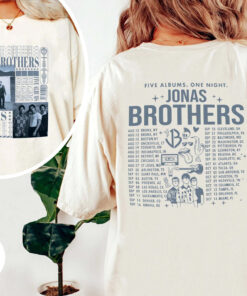 Jonas Brothers tour 2023 shirt, Five Albums One Night Tour Shirt, Jonas Broter Merch tee