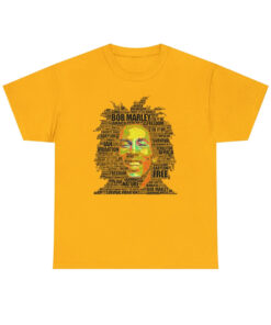 Bob Marley tshirt, reggae music merch tee