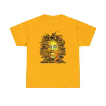 Bob Marley tshirt, reggae music merch tee