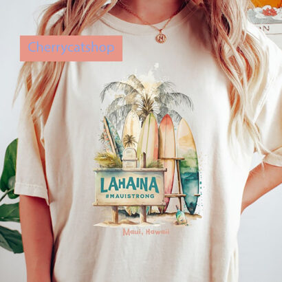 Hawaii summer shirt, Lahaina maui shirt, Lahaina shirt