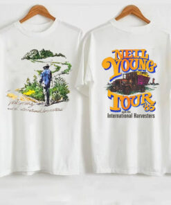 Neil Young Tour T-Shirt, 1985 Neil Young Tour Concert Shirt, Neil Young Tour Shirt