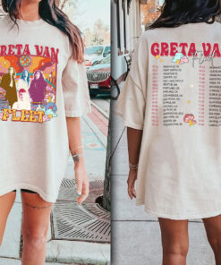 Retro Greta Van Fleet Shirt, Greta Van Fleet Starcatcher World Tour Shirt