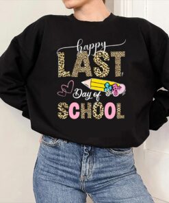 Last Day Of School Retro Shirt, Funny Teacher Shirt, School T-Shirt, End Of School Tee