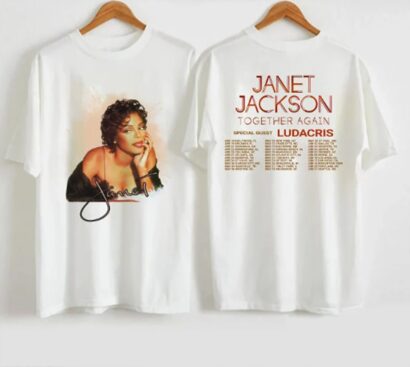 Janet Jackson Together Again Tour 2023 T-Shirt, Janet Jackson 2023 Tour Shirt